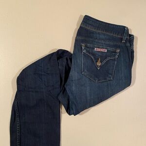 Hudson Jeans Dark Blue Straight Leg Denim